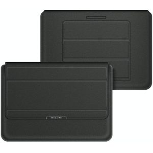 4 in 1 Uuniversal Laptop Houder PU Waterproof Protection Pols laptoptas  grootte: 13/14inch(Zwart)