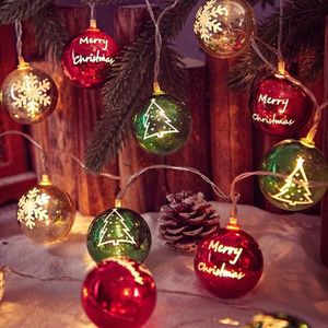LED Christmas Decorative Ball Lights Scene Arrangement Lantern String  Spec: USB Type 6m(Ball)