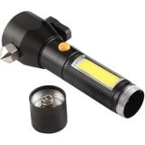 10W 450 lumen IPX4 waterdichte oplaadbare LED zaklamp met veiligheid Hammer & 3-modi