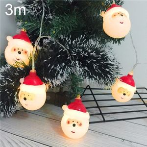 3m Santa Claus LED vakantie tekenreeks licht  20 LEDs USB plug warme Fairy decoratieve lamp voor Kerstmis  Party  slaapkamer (warm wit)