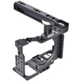 YELANGU CA7 YLG0908A handvat video camera kooi stabilisator voor Sony A7K & A7X & A73 & A7S & A7R & A7RII & A7SII (zwart)