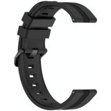 Voor Garmin Forerunner 645 Music 20 mm concave gestreepte siliconen horlogeband