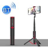 Bluetooth Selfie Stick met statief multifunctionele gimbal mobiele telefoon vullicht live ondersteuning (Passion Red)