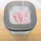 MOYU XPB30-F1 draagbare mini automatische huishoudelijke vouwen emmer type reizen wasmachine (roze)