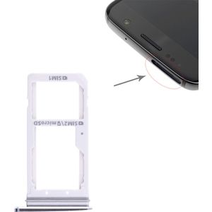 2 SIM-kaarthouder / Micro SD-kaart lade voor Galaxy S7(Black)