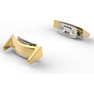 Voor Galaxy S2 & R720 rvs band met metalen kop (gouden)