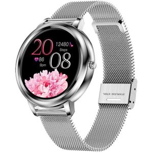 MK20 1.09 inch IPS Kleur scherm IP67 Waterdicht Smart Watch  ondersteuning Slaapbewaking / hartslagmonitoring / bloeddrukmonitoring / Multi-sportmodus  stijl: stalen riem