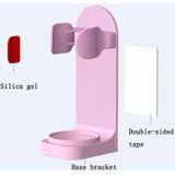 7 PCS Spiral Shading Elektrische tandenborstel Opslag Rack Muur gemonteerde anti-slip verstelbare elektrische tandenborstel houder  kleur: roze (Silica Gel Anti-slip Type)