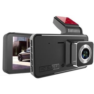 XH-V2 4 inch Driving Recorder HD Nachtzicht Gratis installatie Dash Camera  Stijl: Knopmodel (Dual Record)