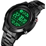 SKMEI 1500 mannen Smart Watch Fashion Leisure Bluetooth oproep bericht herinnert aan Watch mannen (zwart)
