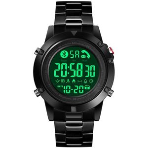 SKMEI 1500 mannen Smart Watch Fashion Leisure Bluetooth oproep bericht herinnert aan Watch mannen (zwart)