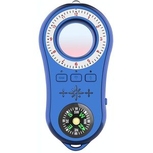 S100 Infrarood Scanner Draadloze Precisie Alarm detector met LED Zaklamp (Blauw)