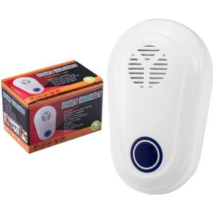 4W elektronische ultrasone Anti mug Rat muis kakkerlak Insect Pest Repeller  EU stekker  AC 90-250V(White)