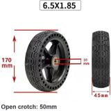 2 pc's 6.5x1.85 Solid Tyre Honeycomb Tyre Electric Scooter Tyre  Specificatie: met plastic wiel