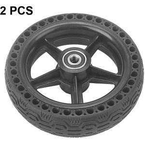 2 pc's 6.5x1.85 Solid Tyre Honeycomb Tyre Electric Scooter Tyre  Specificatie: met plastic wiel