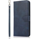 For Samsung Galaxy Note20 Calf Texture 2 in 1 Detachable Magnetic Back Cover Horizontal Flip Leather Case with Holder & Card Slots & Wallet & Photo Frame(Blue)
