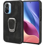 Ringhouder PU-telefooncase voor Xiaomi Redmi K40 / K40 PRO / K40 PRO + / POCO F3 / MI 11I / MI 11X PRO / MI 11X