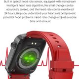 T50 1 85 inch siliconen band IP67 waterdicht smartwatch ondersteunt spraakassistent / gezondheidsbewaking
