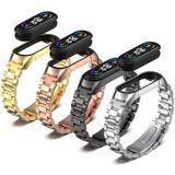 Voor Xiaomi Mi Band 6/6 NFC MIJOBS TF2 Tri-Bead roestvrijstalen horlogeband