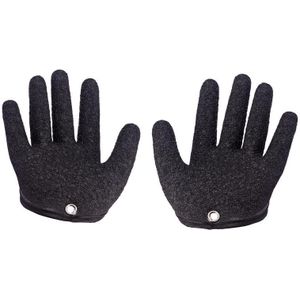 1 paar antislip vangst vis latex handschoenen steekbestendige waterdichte vishandschoenen  specificatie: links + rechts