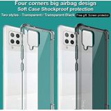 Voor Samsung Galaxy A42 5G IMAK All-inclusive Shockproof Airbag TPU Case met Screen Protector(Transparant)