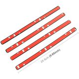 3R-2152 4 PCS Universele Auto Body anti-collision strip bescherming bewakers silicium TRIMs stickers