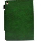 Voor iPad 9.7 2018&2017/Air 2/Air Suede Cross Texture Magnetische Sluiting Lederen Tablet Case(Groen)