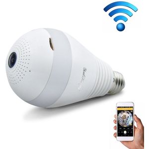 E27 3W 1080P LED-lamp vorm Wi-Fi IP-camera draadloze HD Home Security panoramische 360 graden lichtsensor lamp