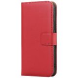 Effen textuur koeienhuid lederen horizontale flip case met magnetische sluiting & houder & kaart slots & portemonnee voor iPhone 12 Mini (rood)