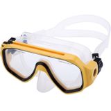 Watersport Scuba apparatuur duik masker zwembril met bevestiging voor GoPro HERO (2018) 7 / 6 / 5 / 4 / 3+ / 3 / 2 / 1(geel)