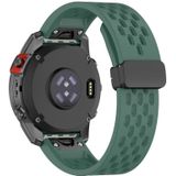 Voor Garmin Epix Pro Gen 2 Quick Release-gaten Magnetische gesp Siliconen horlogeband