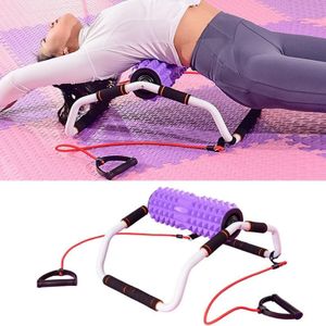 3 in 1 indoor multifunctionele yoga schuim roller + push-up houder + pull touw fitnessapparatuur set