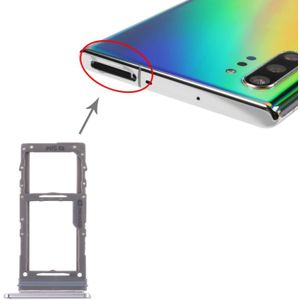 SIM-kaartlade / Micro SD-kaartlade voor Samsung Galaxy Note10+(Grijs)