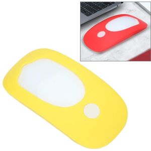 Voor Apple Magic Mouse 1 / 2 Muis Siliconen Beschermhoes (Geel)
