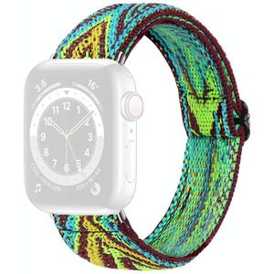 Elastische horlogeband voor Apple Watch Series 6  SE  5 & 4 40mm / 3 & 2 & 1 38mm(03)