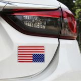 Auto-Styling rechthoek vorm USA vlag patroon Random decoratieve Sticker