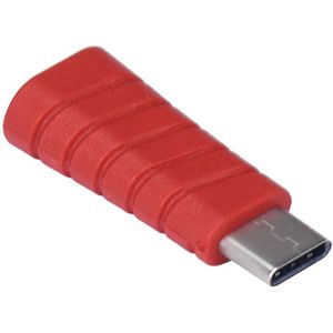 Cycloon Type Micro USB naar USB 3.1 Type-C Converter Adapter voor MacBook / Google Chromebook / Nokia N1 Tablet PC / LeTV Smartphone (rood)