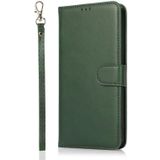 For Samsung Galaxy Note10 Calf Texture 2 in 1 Detachable Magnetic Back Cover Horizontal Flip Leather Case with Holder & Card Slots & Wallet & Photo Frame(Green)