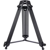 PULUZ Stevige Professionele Video Camcorder Aluminium Tripod Statief Standaard met vloeistof dempend statiefhoofd voor DSLR / SLR Camera  Verstelbare hoogte: 62-160 cm