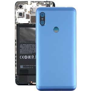 Batterij achtercover met Zijkleutels voor Xiaomi Redmi Note 6 Pro (blauw)