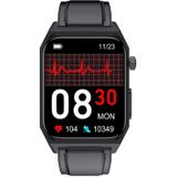 E530 1 91 inch IP68 waterdichte lederen band smartwatch ondersteunt ECG / niet-invasieve bloedsuikerspiegel