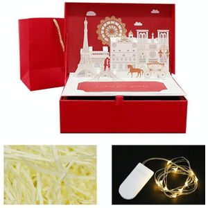 Love Story driedimensionale Gift Box Creative Gift Packaging Box  Kleur: Klein (Pakket 2 )
