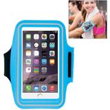 HAWEEL Sport Armband Case met oortelefoon gat & sleutel Pocket voor iPhone 6 Plus  Galaxy S6 / S5(Baby Blue)