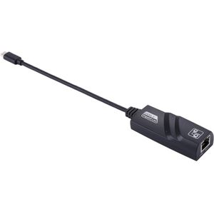 15cm USB-C / Type-C op vrouwelijke RJ45 Gigabit Ethernet-netwerkadapter