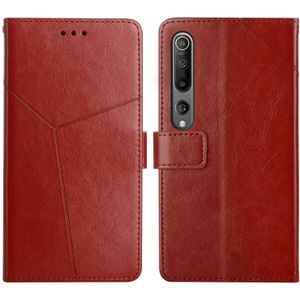 Voor Xiaomi Mi 10 / Mi 10 Pro y Stitching Horizontale flip lederen telefoonhoesje