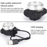 HJ-03050LM COB lamp kraal USB opladen vier-Speed dimmen waterdichte fiets koplamp + achterlicht set