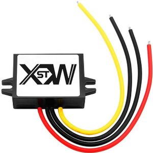 XWST DC 12 / 24V tot 5V-converter Step-down voertuigvermogenmodule  Specificatie: 12 / 24V tot 5V 8A Medium Rubber Shell