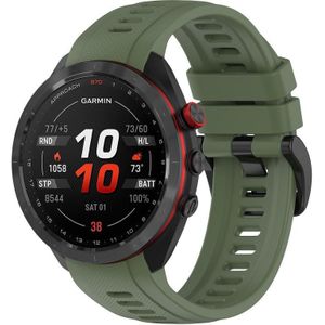 Voor Garmin Approach S70 47 mm 22 mm sport siliconen horlogeband