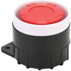 2 stks BJ-1K High-Decibel Actieve zoemer Dual Audio Elektronische Sirene Alarm Wandmontage Anti-diefstal Buzzer  Voltage: 24 V (rood wit zwart)