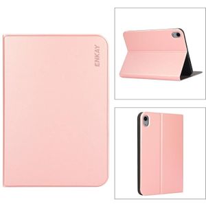 Enkay Horizontal Flip PU Lederen + TPU Smart Tablet Case met Houder & Sleep / Wake-up Functie voor iPad Mini 6 (Pink)
